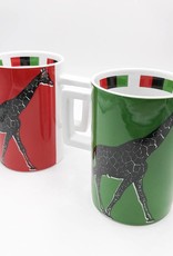 ART-DOMINO® BY SABINE WELZ GIRAFE ANIMAL-MUG 01