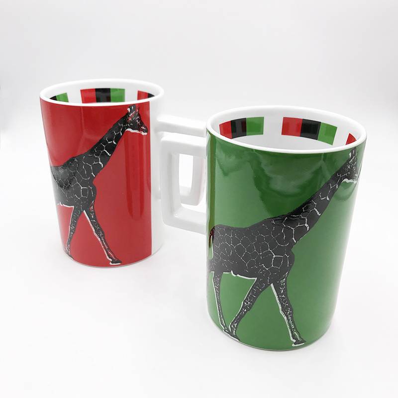 ART-DOMINO® BY SABINE WELZ GIRAFE ANIMAL-MUG 01