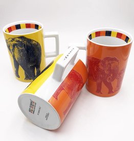 MAGNET-STORIES PORCELAIN MUG ELEPHANT