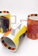 ART-DOMINO® BY SABINE WELZ ELEFANT ANIMAL-MUG 04