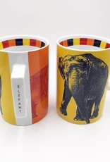 ART-DOMINO® BY SABINE WELZ ELEPHANT ANIMAL-MUG 04