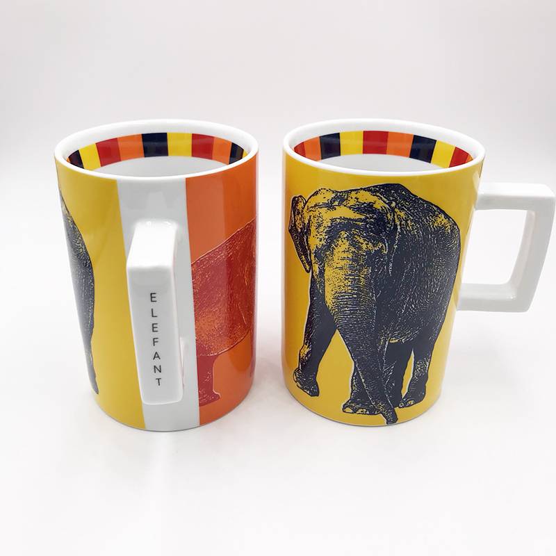 ART-DOMINO® BY SABINE WELZ ÉLÉPHANT ANIMAL-MUG 04