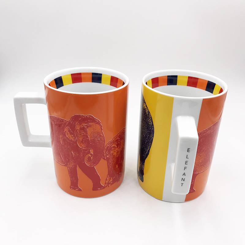 ART-DOMINO® BY SABINE WELZ ELEFANT ANIMAL-MUG 04