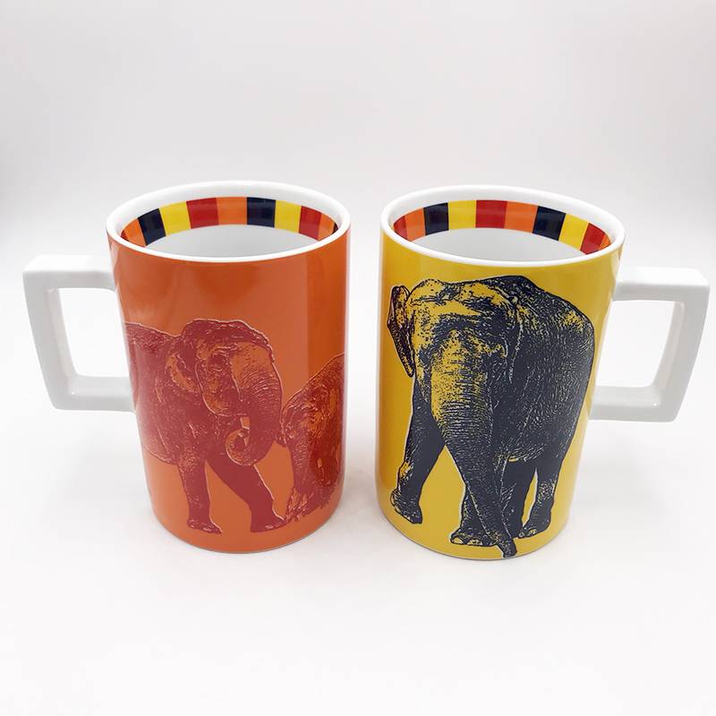 ART-DOMINO® BY SABINE WELZ ÉLÉPHANT ANIMAL-MUG 04