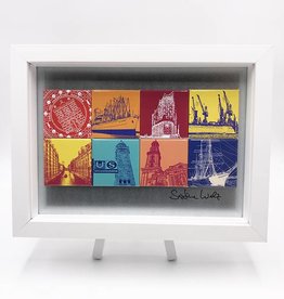 MAGNET-STORIES MAGNETIC PICTURE HAMBURG MOTIF MIX 8-02