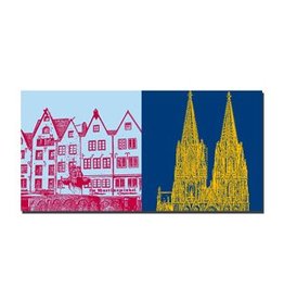 MAGNET-STORIES IMAGE SUR TOILE - COLOGNE - 2106