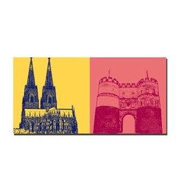 ART-DOMINO® BY SABINE WELZ LEINWANDBILD - KÖLN - 2118
