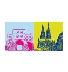 ART-DOMINO® BY SABINE WELZ LEINWANDBILD - KÖLN - 2132