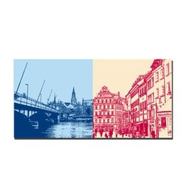 ART-DOMINO® BY SABINE WELZ LEINWANDBILD - KONSTANZ - 8504