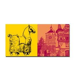 ART-DOMINO® BY SABINE WELZ LEINWANDBILD - KONSTANZ - 8506