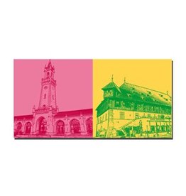 ART-DOMINO® BY SABINE WELZ LEINWANDBILD - KONSTANZ - 8510