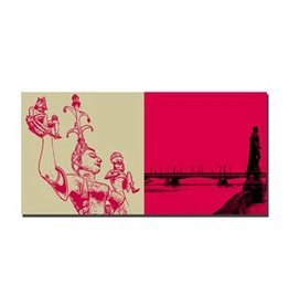 ART-DOMINO® BY SABINE WELZ LEINWANDBILD - KONSTANZ - 8516