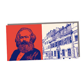 ART-DOMINO® BY SABINE WELZ Trèves - Karl Marx et Karl Marx House