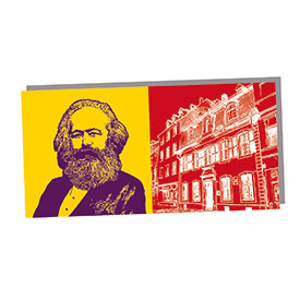 ART-DOMINO® BY SABINE WELZ Trèves - Karl Marx et Karl Marx House