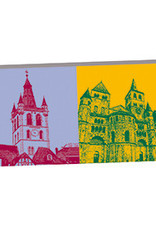 ART-DOMINO® BY SABINE WELZ Trier - St. Gangolf Turm und Dom St. Petrus