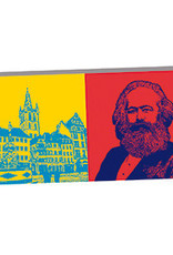 ART-DOMINO® BY SABINE WELZ Trier - St. Gangolf Main Market and Karl Marx