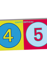 ART-DOMINO® BY SABINE WELZ HAPPY BIRTHDAY - Birthday card for the 45th