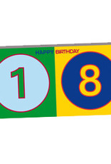 MAGNET-STORIES HAPPY BIRTHDAY - Carte d'anniversaire pour le 18ème anniversaire