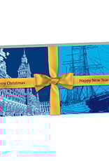 ART-DOMINO® BY SABINE WELZ Hamburg - City Hall and Rickmer Rickmers