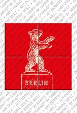 ART-DOMINO® BY SABINE WELZ Berlin - Berlin Bear 2