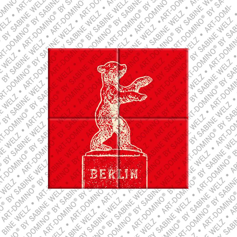 ART-DOMINO® BY SABINE WELZ Berlin - Berlin Bear 2