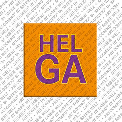 MAGNET-STORIES Helga - Magnet mit dem Vornamen Helga