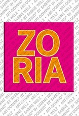 MAGNET-STORIES Zoria - Magnet with the name Zoria