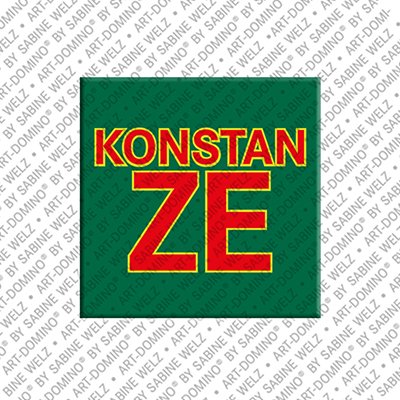 ART-DOMINO® BY SABINE WELZ Konstanze - Magnet with the name Konstanze