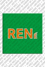 MAGNET-STORIES René - Aimant avec le nom René
