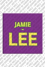 ART-DOMINO® BY SABINE WELZ Jamie-Lee - Magnet mit dem Vornamen Jamie-Lee