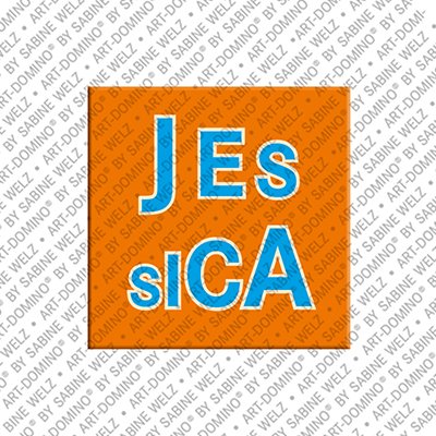 MAGNET-STORIES Jessica - Magnet mit dem Vornamen Jessica