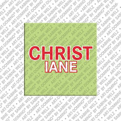 MAGNET-STORIES Christiane - Magnet mit dem Vornamen Christiane