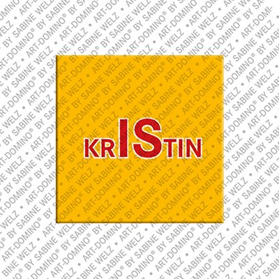 MAGNET-STORIES Kristin - Magnet mit dem Vornamen Kristin