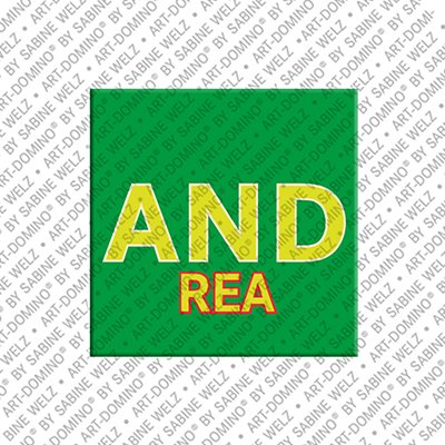 MAGNET-STORIES Andrea - Magnet mit dem Vornamen Andrea