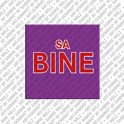 MAGNET-STORIES Sabine - Magnet with the name Sabine