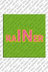 MAGNET-STORIES Rainer - Aimant avec le nom Rainer