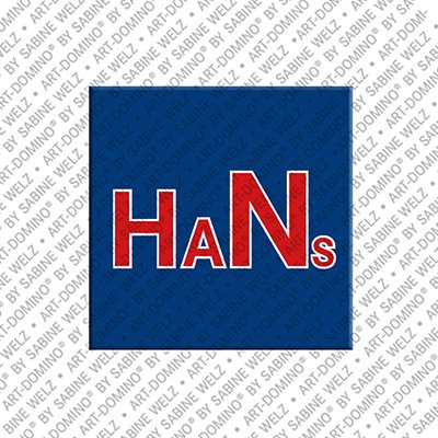 MAGNET-STORIES Hans - Magnet with the name Hans
