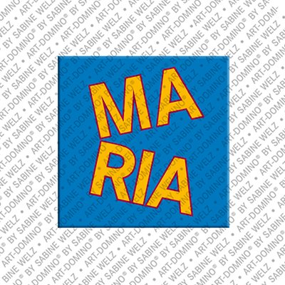 ART-DOMINO® BY SABINE WELZ Maria - Aimant avec le nom Maria