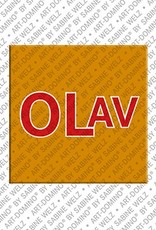 MAGNET-STORIES Olav - Aimant avec le nom Olav