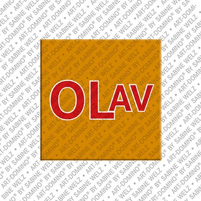 MAGNET-STORIES Olav - Magnet mit dem Vornamen Olav