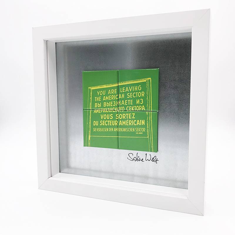 MAGNET-STORIES Berlin - Schild "Leaving the American Sector“ 1