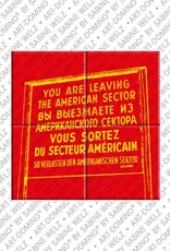 MAGNET-STORIES Berlin - Shield "Leaving the American Sector" 2