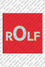MAGNET-STORIES Rolf - Magnet mit dem Vornamen Rolf