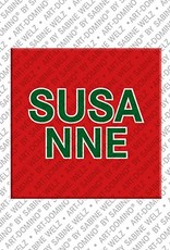 MAGNET-STORIES Susanne - Magnet mit dem Vornamen Susanne