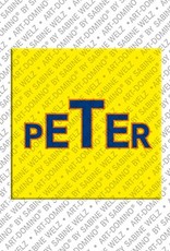 MAGNET-STORIES Peter - Magnet with the name Peter