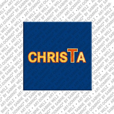 MAGNET-STORIES Christa - Magnet mit dem Vornamen Christa