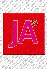 MAGNET-STORIES Jan - Magnet with the name Jan