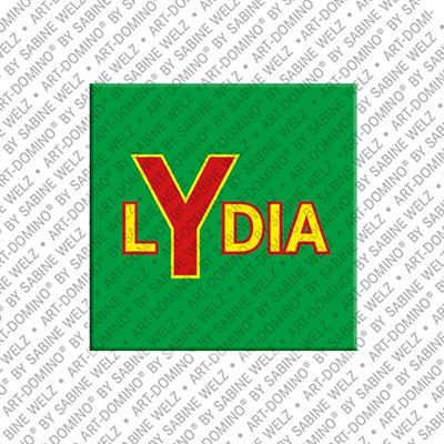MAGNET-STORIES Lydia - Magnet mit dem Vornamen Lydia