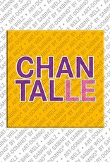 MAGNET-STORIES Chantalle - Magnet with the name Chantalle