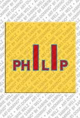 MAGNET-STORIES Philip - Magnet mit dem Vornamen Philip